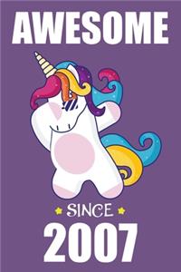 12th Birthday Dabbing Unicorn