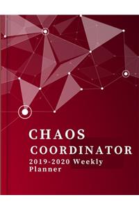 CHAOS COORDINATOR 2019-2020 Weekly planner