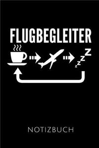 Flugbegleiter Notizbuch