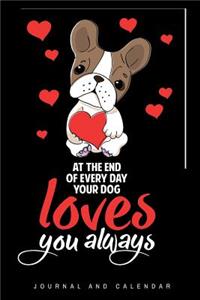 At The End Of Every Day Your Dog Loves You Always