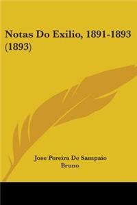 Notas Do Exilio, 1891-1893 (1893)