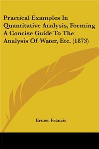 Practical Examples In Quantitative Analysis, Forming A Concise Guide To The Analysis Of Water, Etc. (1873)
