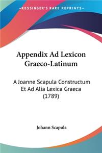 Appendix Ad Lexicon Graeco-Latinum