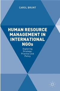 Human Resource Management in International NGOs