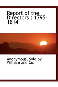 Report of the Directors
