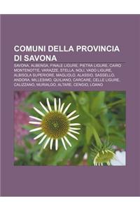 Comuni Della Provincia Di Savona