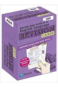Pearson REVISE AQA GCSE English Language: Revision Cards Incl. online revision - for 2025 and 2026 exams