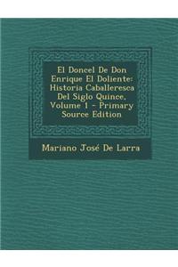 El Doncel de Don Enrique El Doliente