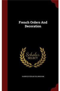 French Orders And Decoration