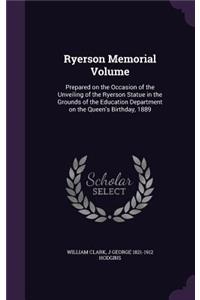 Ryerson Memorial Volume