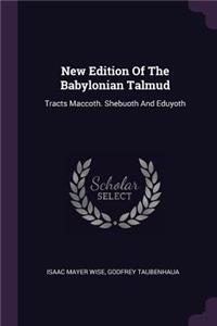New Edition Of The Babylonian Talmud