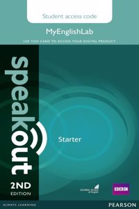 Speakout Starter 2nd Edition MyEnglishLab Student Access Card (Standalone)
