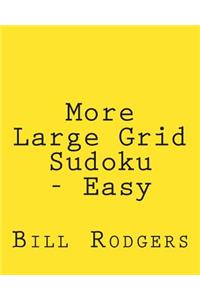 More Large Grid Sudoku - Easy
