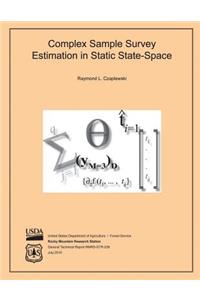 Complex Sample Survey Estimation in Static State-Space