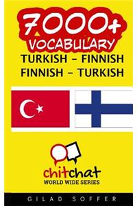 7000+ Turkish - Finnish Finnish - Turkish Vocabulary