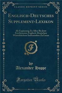 Englisch-Deutsches Supplement-Lexikon