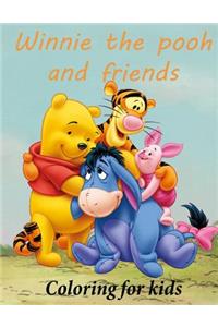 Winnie the Pooh and Friends Coloring for Kids
