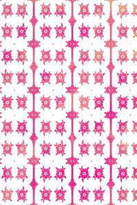 Pink Watercolor Flower Pattern Notebook