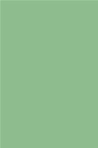 Journal Dark Sea Green Color Simple Plain Sea Green