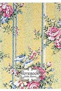 Notebook Journal: Dot-grid, Graph, Lined, Blank No Lined Flower Wallpaper.10 Pocket Notebook Journal Diary (Blank Notebook Journal)