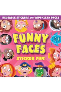 Funny Faces Sticker Fun! (Pink)