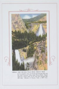 Vintage Journal Vernal and Nevada Falls, Yosemite