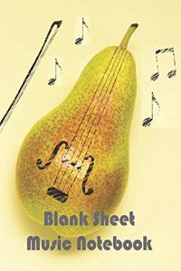 Blank Sheet Music Notebook