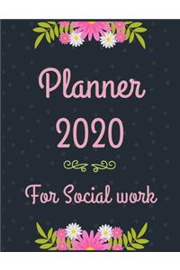 Planner 2020 for social work