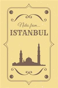 Notes from Istanbul