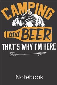 Camping and Beer That's Why I'm Here