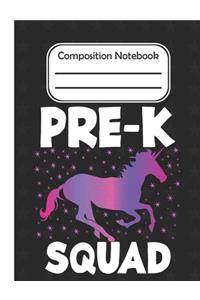 Pre-K Squad - Composition Notebook