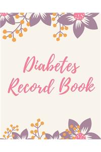 Diabetes Record Book