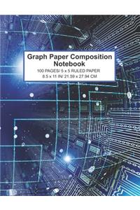 Graph Paper Composition Notebook
