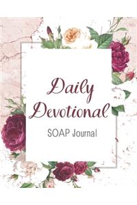 Daily Devotional SOAP Journal-Easy & Simple Guide to Scripture Journaling-Bible Study Workbook 100 pages Book 18