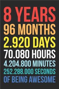 8 Years of Being Awesome