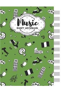 Music Sheet Notebook