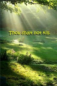 2020 Weekly Planner Religious Theme Fifth Commandment Traditional Wording