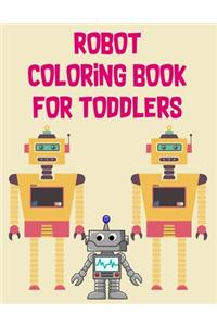 Robot Coloring Book For Toddlers