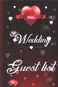 Guest List Wedding Planner