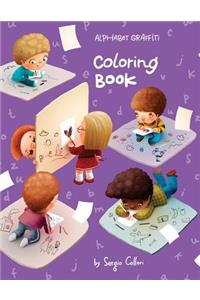Alphabet - Graffiti: Coloring Book
