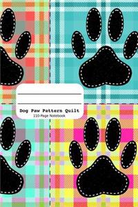 Dog Paw Pattern Quilt