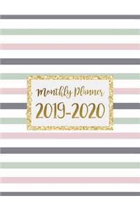 Monthly Planner 2019-2020