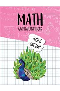Math Graph Paper Notebook