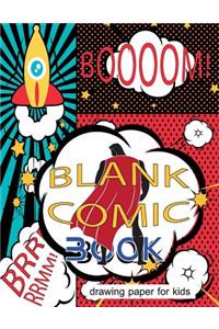 Blank Comic Book Drawing Paper for Kids