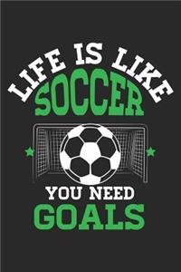 Life Is Like Soccer You Need Goals
