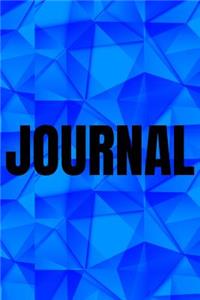 Polygonal Abstract Geometric Background Lined Writing Journal Vol. 24