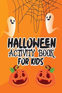 Halloween activity book for kids