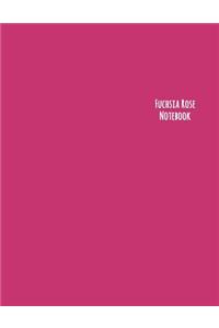 Fuchsia Rose Notebook