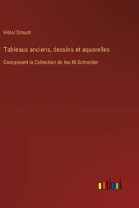 Tableaux anciens, dessins et aquarelles