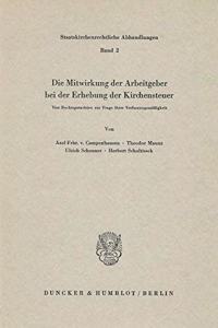 Die Mitwirkung Der Arbeitgeber Bei Der Erhebung Der Kirchensteuer